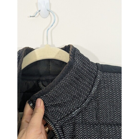 Nwot Free People Women's Black Dolman Quilted Knit Zip-Up Jacket Size Small - Picture 7 of 14